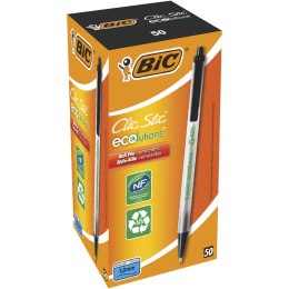 Długopis BIC Ecolutions Clic Stic czarny, 8806871 Bic