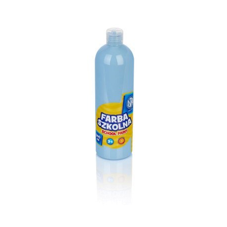 Farba szkolna Astra 500 ml - błękitna, 301112006 Astra