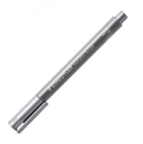 Flamaster pędzelkowy Metallic brush, srebrny, Staedtler S 8321-81 Staedtler