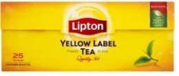 Herbata LIPTON YELLOW LABEL 25 torebek Lipton