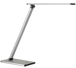 Lampka biurkowa UNILUX TERRA LED, metaliczny szary, dotykowy włącznik, 400077409 Unilux