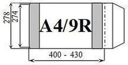 Okładka książkowa A4/9R regulowana wys.wew.274mm (25) D&D D&D