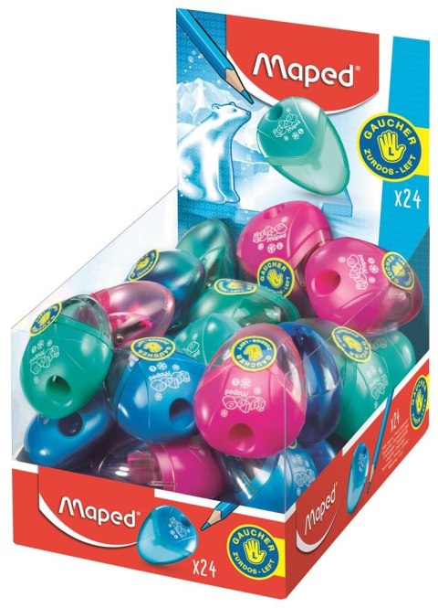 Temperówka plastikowa IGLOO 1 dla leworęcznych 032211 MAPED Maped