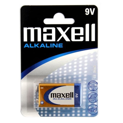 Bateria MAXELL 9V ALKALINE 6LR61 Maxell