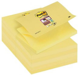 Bloczek samoprzylepny POST-IT_ Super sticky Z-Notes (R350-12SS-CY), 127x76mm, 1x90 kart., żółty Post-It 3M