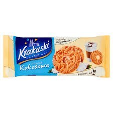 Ciastka BAHLSEN KRAKUSKI KOKOSOWE 168g Krakuski