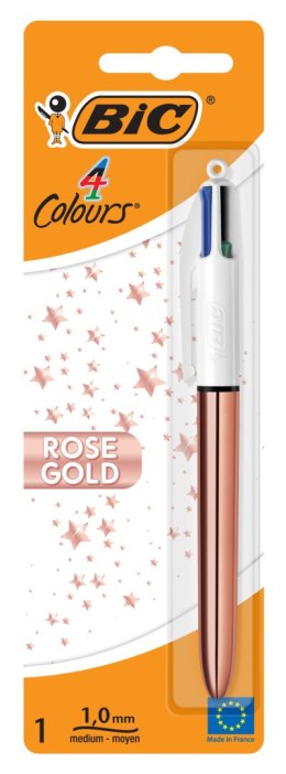 Długopis BIC 4 Colours Rose Gold mix AST, 951737 Bic