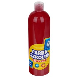 Farba szkolna Astra 500 ml - czerwona ciemna, 301217005 Astra