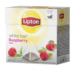 Herbata LIPTON PIRAMID RASPBERRY malina (20 saszetek) biała Lipton