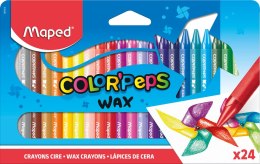 Kredki COLORPEPS świecowe 24 kolorów 861013 MAPED Maped