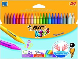 Kredki świecowe BIC Kids Plastidecor 24kol., 8297721 Bic