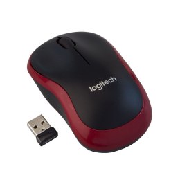 Mysz bezprzewodowa LOGITECH optyczna M185 czarno-czerwona 910-002240 Logitech