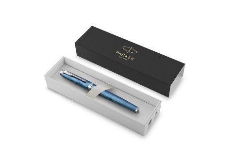 Pióro kulkowe PARKER IM PREMIUM BLUE GREY CT 2143648, giftbox PARKER Parker