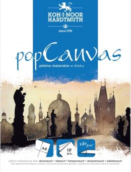 Płótno malarskie w bloku A3 POP CANVAS PAD 280g 10kart.KOH I NOOR Koh-i-noor