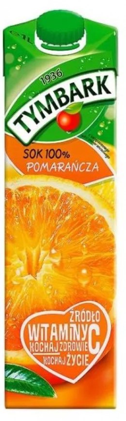 Sok TYMBARK pomarańczowy 1L KARTON Tymbark