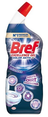 BREF Płyn żel do WC Excellence Color Aktiv 700ml Lavender *311235 Bref