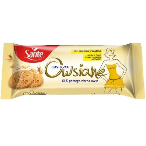 Ciasteczka SANTE owsiane naturalne 138g Sante