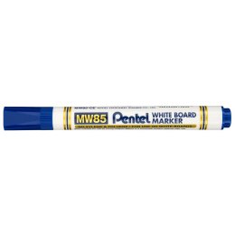 Ekonomiczny marker do białych tablic niebieski MW85-C PENTEL suchościeralny Pentel