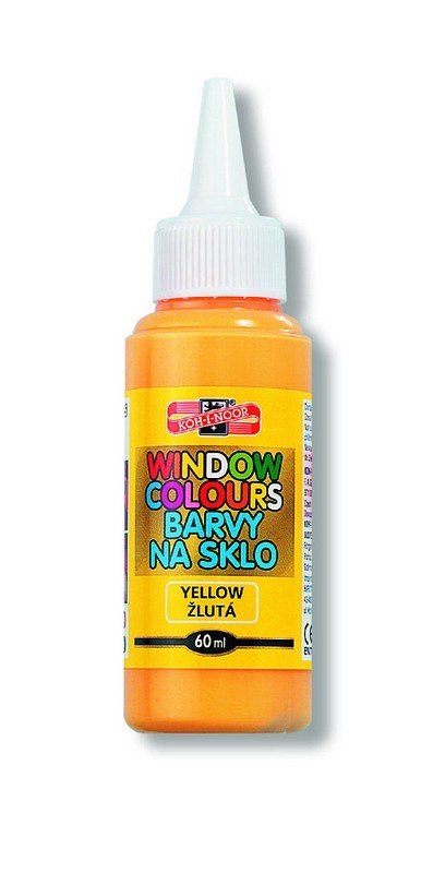 Farba witrażowa 60ml żółta 974201 Koh-i-noor Farba witrażowa 60ml żółta 974201 Koh-i-noor