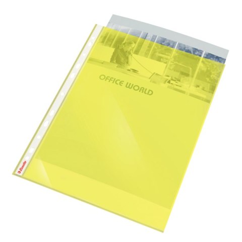 Koszulki krystaliczne, kolorowe A4 Esselte, żółty / 55 mic., 10 szt., 47201 Esselte Koszulki krystaliczne, kolorowe A4 Esselte, żółty / 55 mic., 10 szt., 47201 Esselte