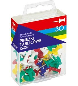 Pinezka tablicowa 30szt GRAND 110-1419 Grand Pinezka tablicowa 30szt GRAND 110-1419 Grand