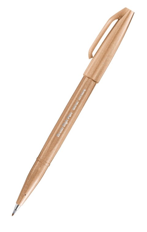 Pisak pędzelkowy do kaligrafii orzechowy SES15C-E2X PENTEL Pentel Pisak pędzelkowy do kaligrafii orzechowy SES15C-E2X PENTEL Pentel