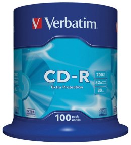 Płyta CD-R VERBATIM CAKE (100) Extra Protection 700MB x52 43411 Verbatim