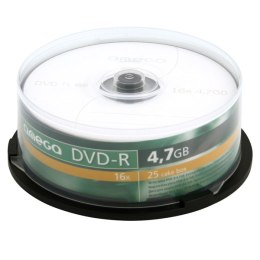 Płyta OMEGA DVD+R 4,7GB 16X CAKE (25) OMD1625+ a _a Platinet