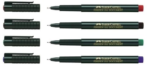 Cienk.FINEPEN 0.4 czer.(10) FC 151121 FABER CASTEL (X) Faber-Castell