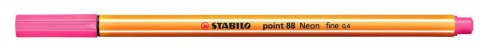 Cienkopis STABILO point 88/040 nenowy czerwony Stabilo Cienkopis STABILO point 88/040 nenowy czerwony Stabilo