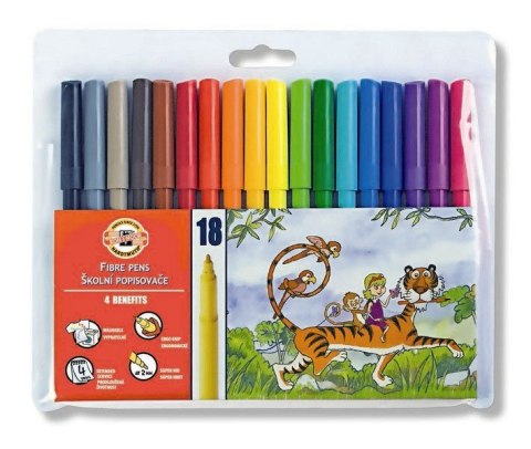 Flamastry 18kol.771002/AH04 KOH-I-NOOR Koh-i-noor Flamastry 18kol.771002/AH04 KOH-I-NOOR Koh-i-noor