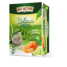 Herbata BIG-ACTIVE MANDARYNKA-LIMONKA zielona 20 kopert/30g Big-Active