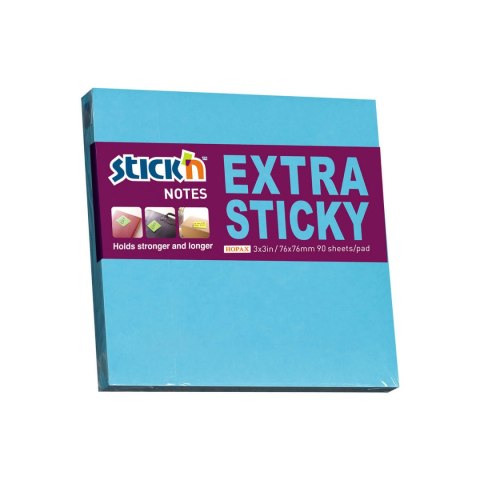 Notes samop. EXTRA STICKY 76x76 niebies. neon 90 kart. 21673 MAPED StickN