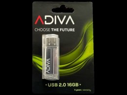 Pamięć Pendrive ADIVA 16GB srebrna USB 2.0 Adiva