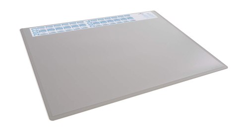 Podkład na biurko 650x500 mm z kalendarzem i przezroczystą nakładką PP Durable szary 722310 Durable Podkład na biurko 650x500 mm z kalendarzem i przezroczystą nakładką PP Durable szary 722310 Durable
