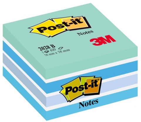 Bloczek 3M POST-IT 2028-B 76x76mm niebieski 450k FT510093212 Post-It 3M