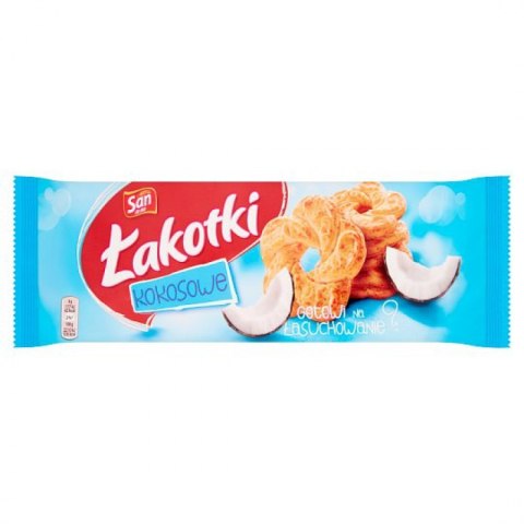 Ciastka SAN ŁAKOTKI KOKOSOWE 168g LU Ciastka SAN ŁAKOTKI KOKOSOWE 168g LU