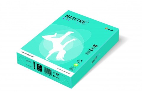 Papier xero MAESTRO COLOR A4 80g AB48 błękitny Maestro Papier xero MAESTRO COLOR A4 80g AB48 błękitny Maestro