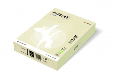 Papier xero MAESTRO COLOR A4 80g BE66 wanilia Maestro Papier xero MAESTRO COLOR A4 80g BE66 wanilia Maestro