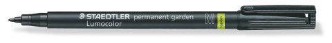 Pisak ogrodowy Lumocolor garden, M, wodoodporny, czarny, blister, Staedtler S 319 GM M-9 Staedtler