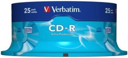 Płyta CD-R VERBATIM CAKE (25) Extra Protection 700MB x52 43432 Verbatim