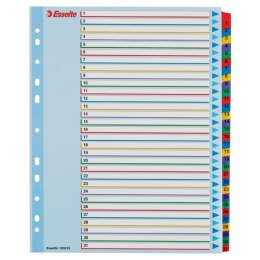 Przekładki kartonowe MYLAR A4 MAXI 1-31 ESSELTE 100210 Esselte