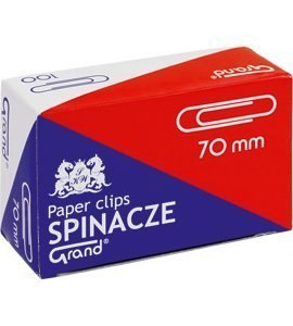 Spinacz okrągły R70 GRAND(10op.x50szt.) Grand Spinacz okrągły R70 GRAND(10op.x50szt.) Grand
