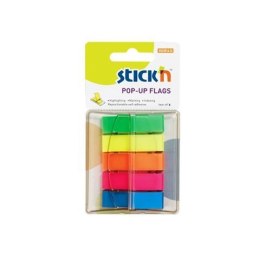 Zakładki indeksujące w podajniku mix 45x12mm (200sztuk) STICKN 26029 StickN