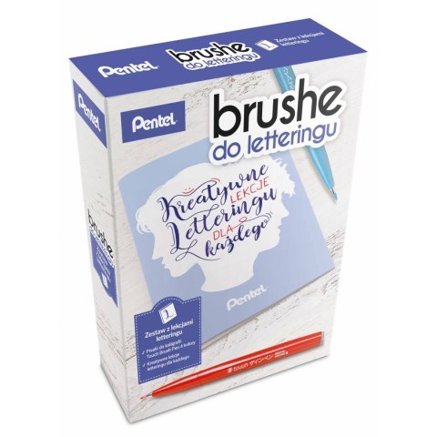 Zestaw do nauki kaligrafii-pisaki brush signpen SES15C-EFGN-L PENTEL Pentel Zestaw do nauki kaligrafii-pisaki brush signpen SES15C-EFGN-L PENTEL Pentel