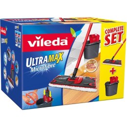 Zestaw w kartonie VILEDA ULTRAMAX mop płaski + wiadro + kij 11508 Vileda