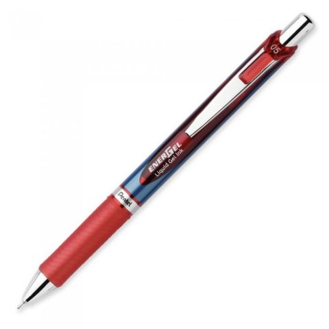 Cienkopis kulkowy 0,5mm czerwony BLN75-B PENTEL Pentel