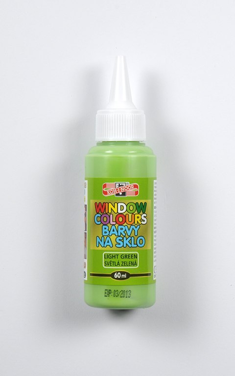 Farba witrażowa 60ml j.zielona 9742010 Koh-i-noor Farba witrażowa 60ml j.zielona 9742010 Koh-i-noor