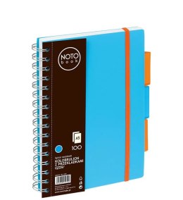 Kołobrulion Grand NOTO book A5 100 kartek niebieski kratka 150-1409 3 przekładki Grand