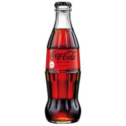 Napój COCA COLA ZERO 0.25L butelka szklana 24szt. + skrzynka Coca-Cola